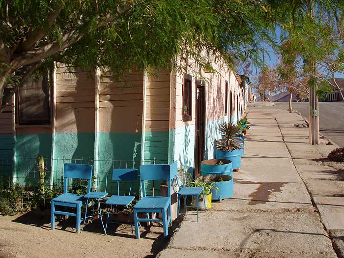 Street scene in Inca de Oro, Chile