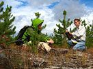 Spectrometer survey for potassic alteration in the Quesnel Trough of British Columbia