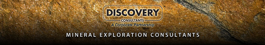 Discovery Consultants - A Corporate Partnership logo Mineral Exploration Consultants can collect data on rocks like this image to determine mineral content